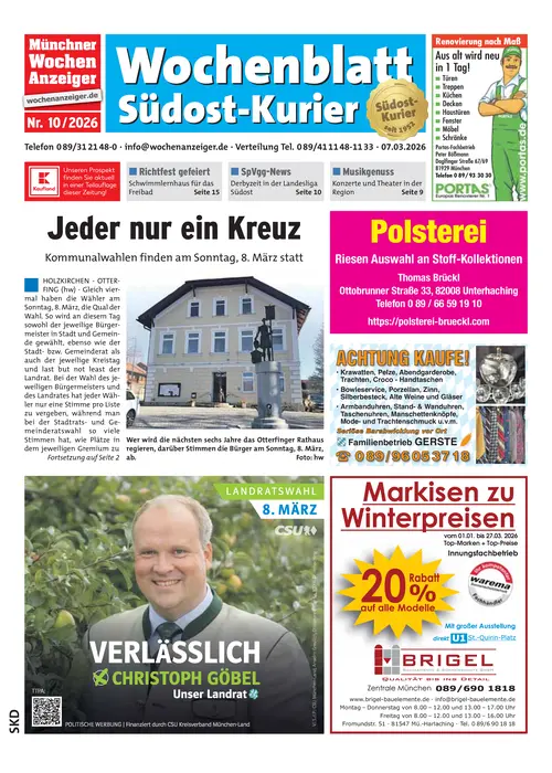 Wochenblatt - Südost-Kurier D Cover